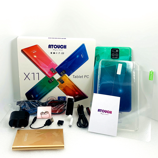 Atouch X11 дешевый четырехъядерный процессор 1024*600 7 дюймов MT6582 3g ram 32g rom Android 6,1 планшетный ПК с функцией телефона
