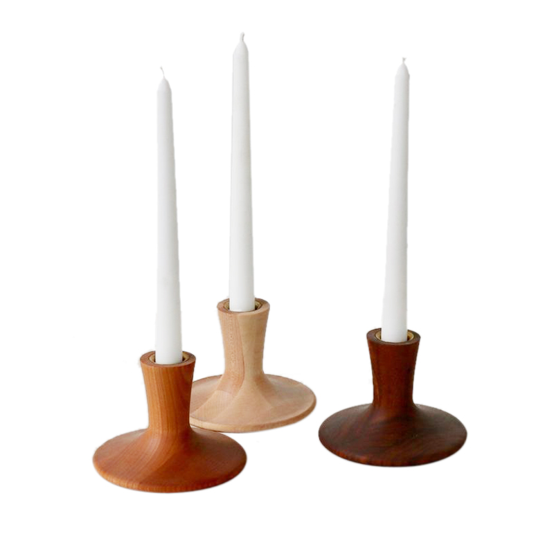 Wood Trumpet Candle Holder Home Decoration Wedding Decoration Party Reception Christmas Decor Set