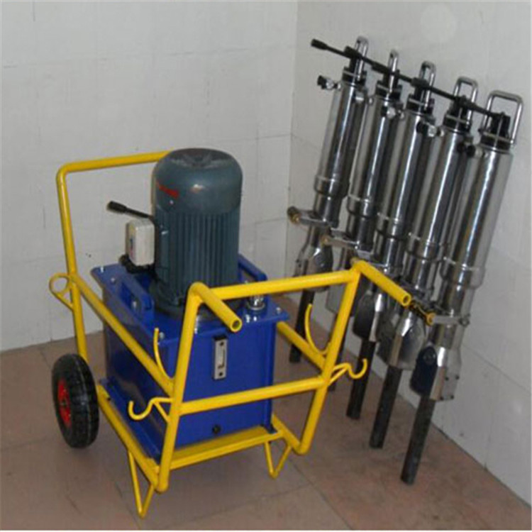 Electric hydraulic rock splitting machineStatic rock splitting machineDiesel mountain blasting splitterElectric pile breaking ma