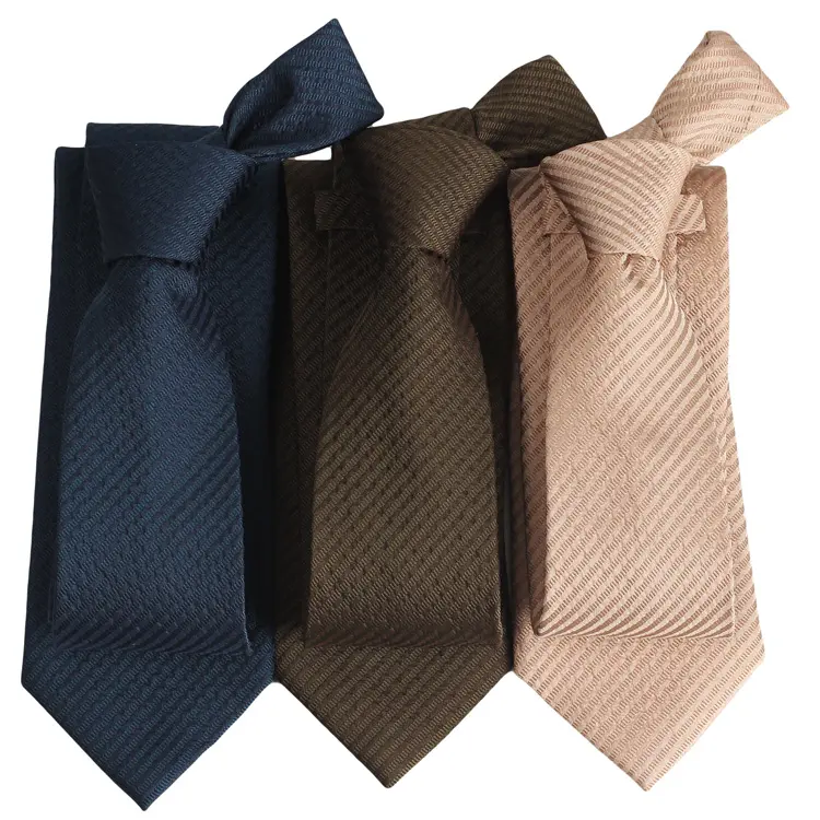 Hot Selling Seersucker Custom Factory Premium Necktie Luxury Silk Woven Jacquard Branded Tie For Mens Suit Accessories