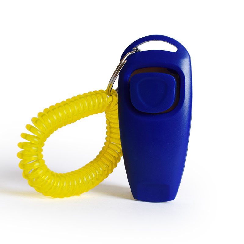 Durable Pet Training Clicker Lightweight Dog Training Clicker with Wrist Strap