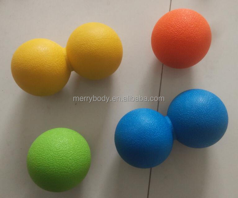 Wholesale Peanut Silicone Rubber Soft Myofascial Release Massage Ball Facial Massage Balls