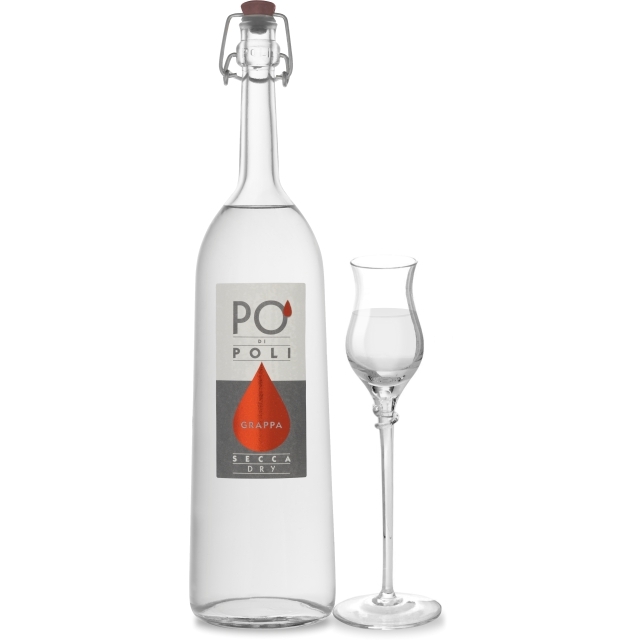 Высококачественный итальянский традиционный напиток Grappa Poli сухой от Merlot пищеварительный алкогольный напиток для розничной торговли