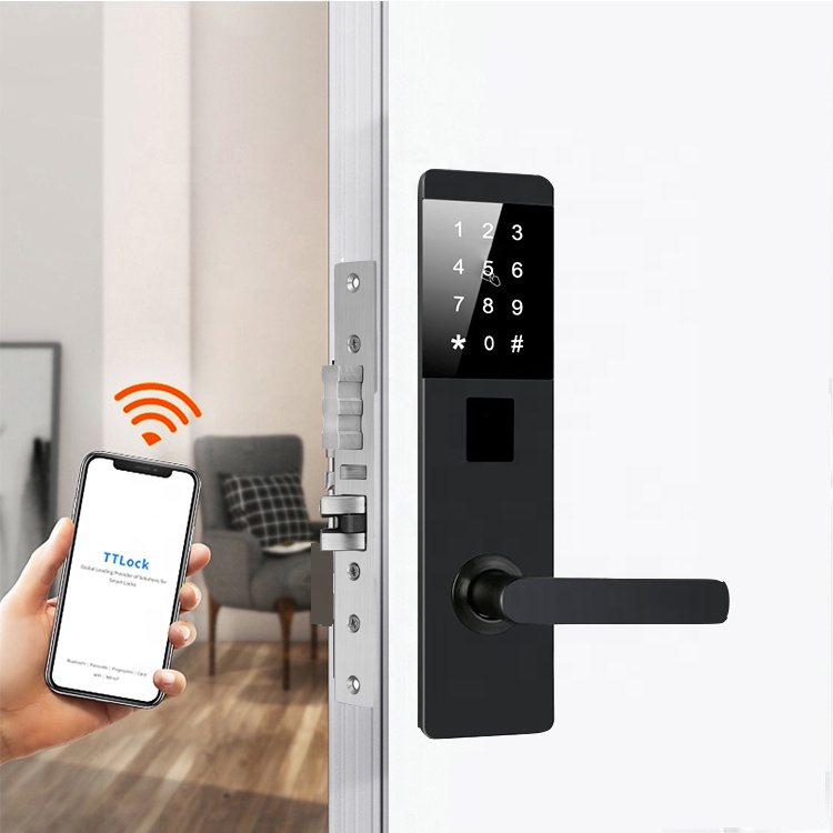 Блокировка TT из алюминиевого сплава, смарт-пароль, RFID-карта, электронный замок, разблокировка через приложение для телефона