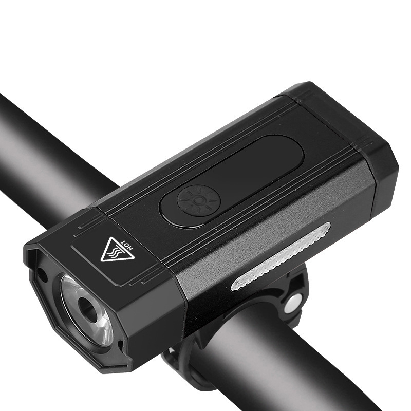 Waterproof IPX6 Optic Lens Anti Dazzling USB Rechargeable Power Bank Mountain Bicycle Lamp 800 Lumen Gift Led Light Head Box