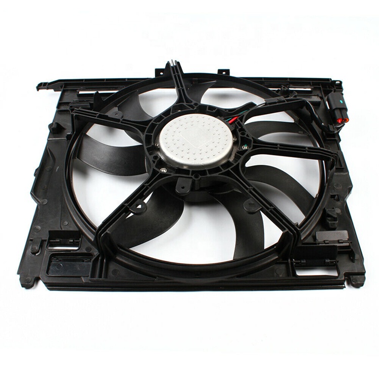 F07 F10 F11 F06 F18 Radiator Cooling Fan Assembly For BMW F13 F12 F01 F02 Electric Engine Cooling Radiator Fan 17428509741