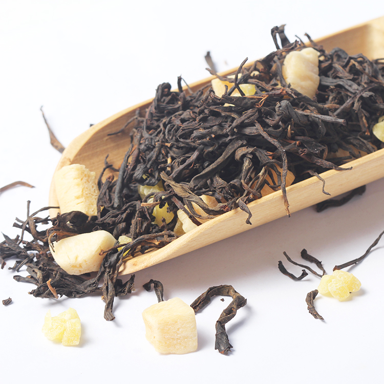 Лучшая Дегустация Yerba мате ароматизированный черный чай напиток органический кокосовый ананас китайский черный чай