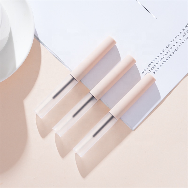 Rubber finish soft touch eyebrow gel containers 5ml