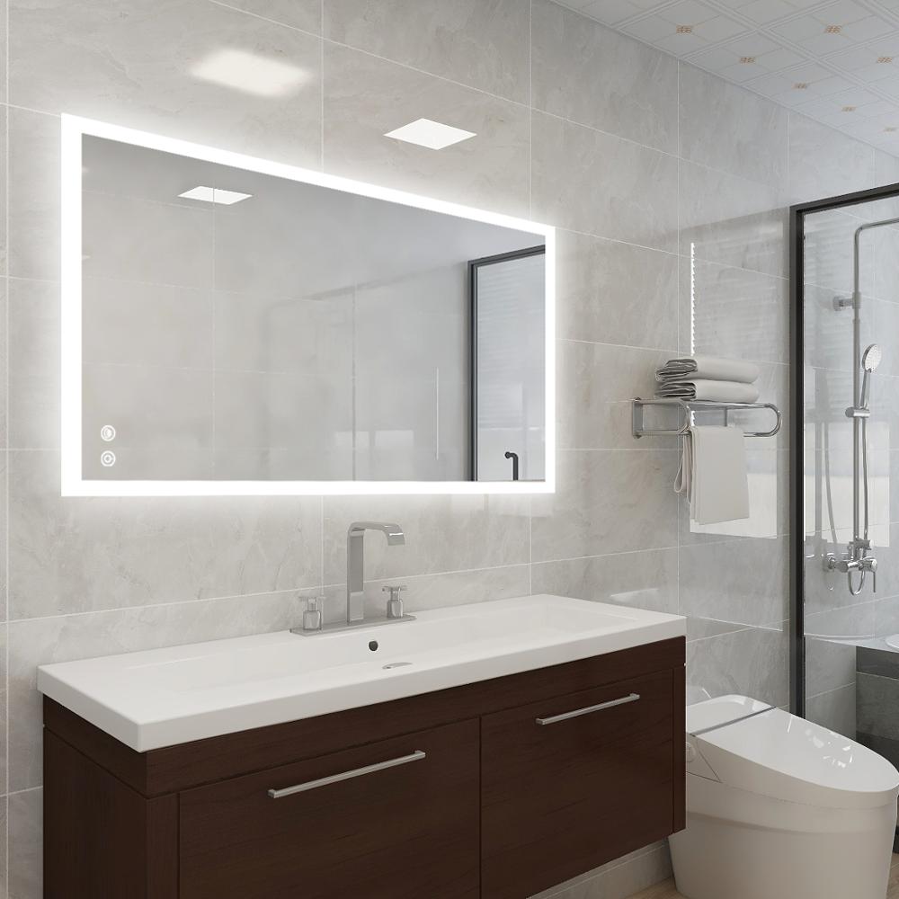 Липкое зеркало для ванной комнаты 600*900 мм (диаметр 24x36 '')smart touch