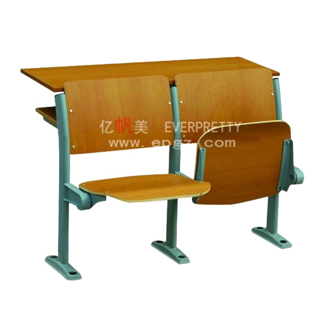 2021 Hot Sale Modern Step Classroom Furniture Table and Chair School Conference Room One-piece Chair Auditorium Row Chairs