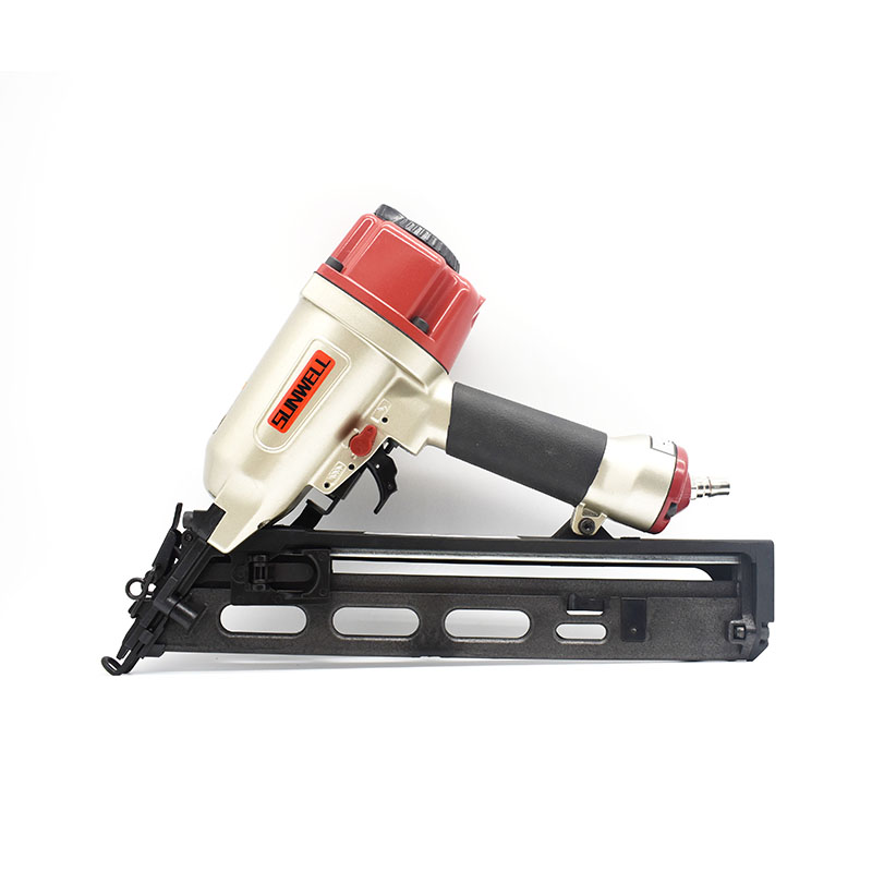 Pneumatic NT65 Brad DA 34 Angle nail gun for wood furniture frame assembly decoration