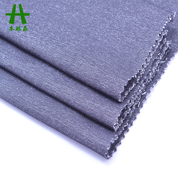 Mulinsen Textile Woven NR Plain Dyed Bengaline Denim for Trousers