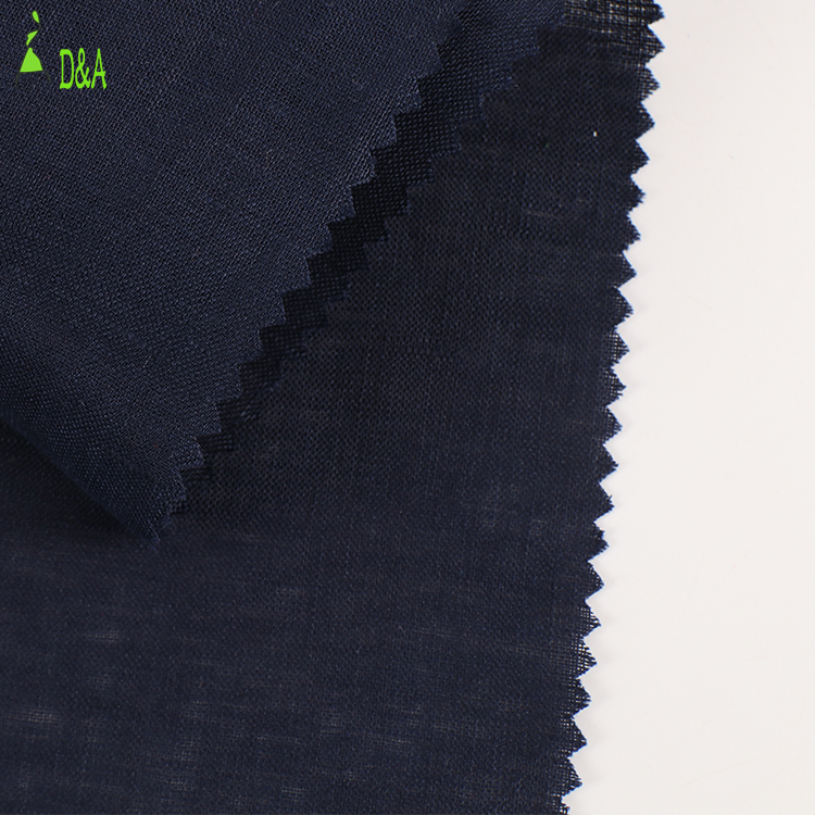 Solid dyed men pants use lightweight 100% linen fabric for clothing