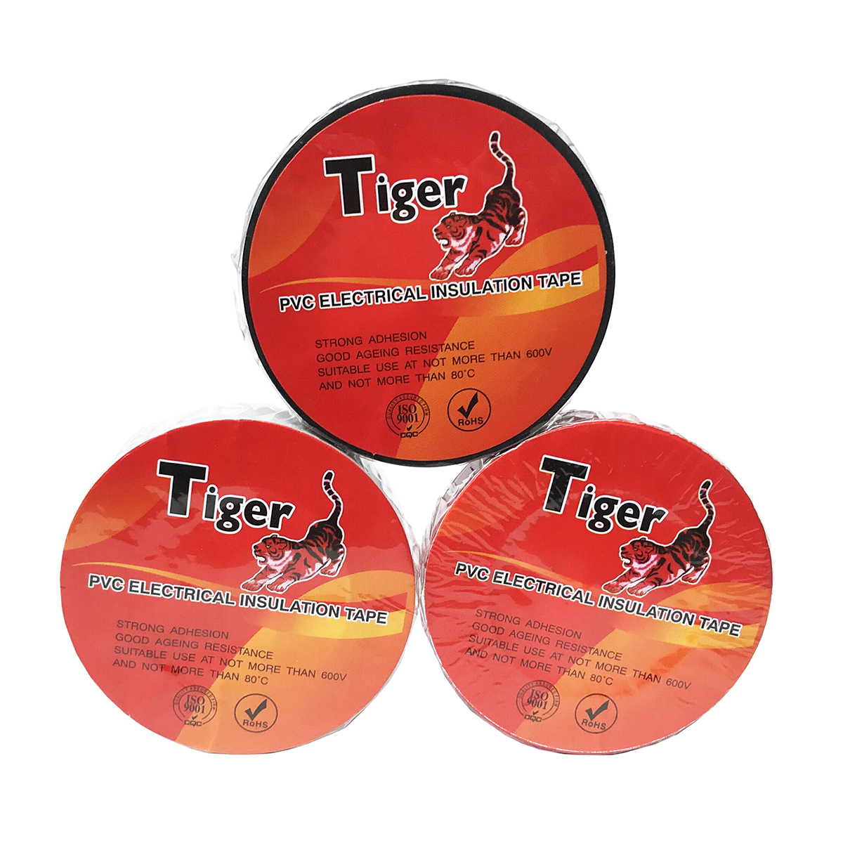 ПВХ электрическая изоляционная клейкая лента бренда Tiger