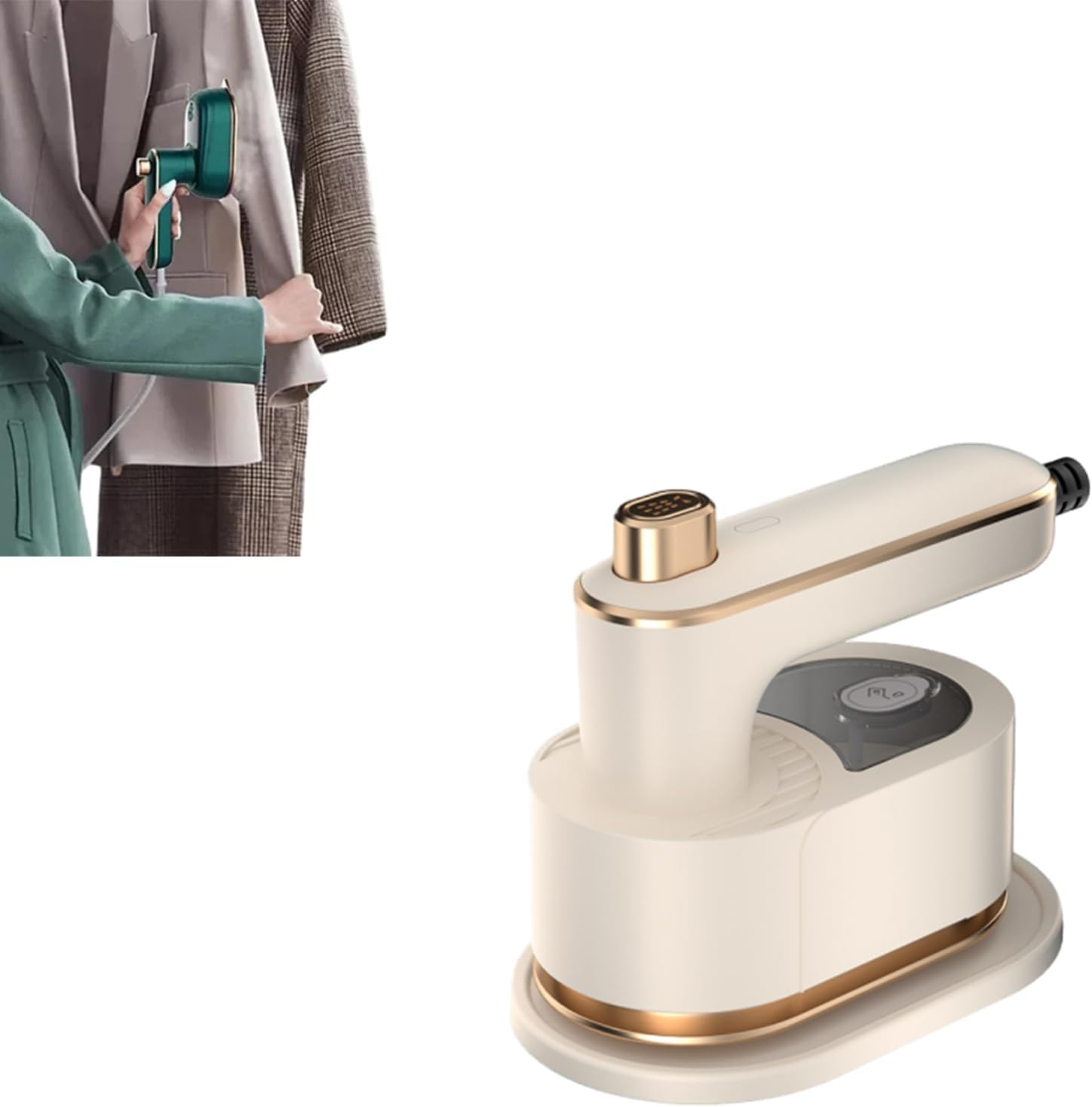 Portable Mini Iron,Rotatable Travel Steamer,Handheld Mini Iron For Home Business Traveling Sewing, Quilting
