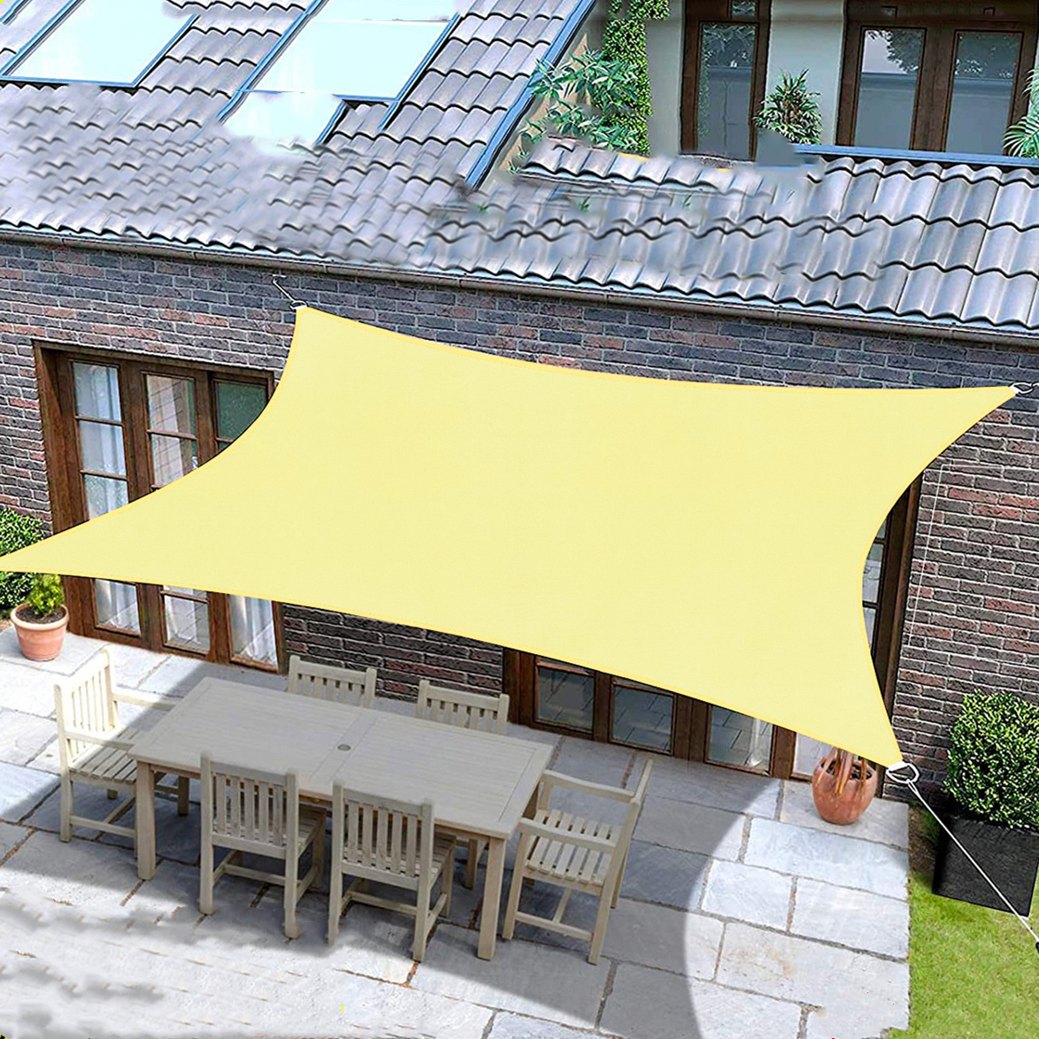Outdoor Facility and Activities Backyard sun shade sail Canopy UV Block toldo rectangular awnings for patio waterproof
