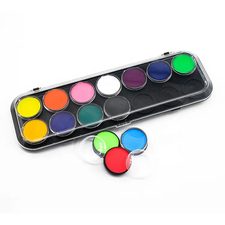 Hot Sale Halloween Makeup Painting Face Paint Kit Birthday Party Professional Face Painting Supplies Wholesale