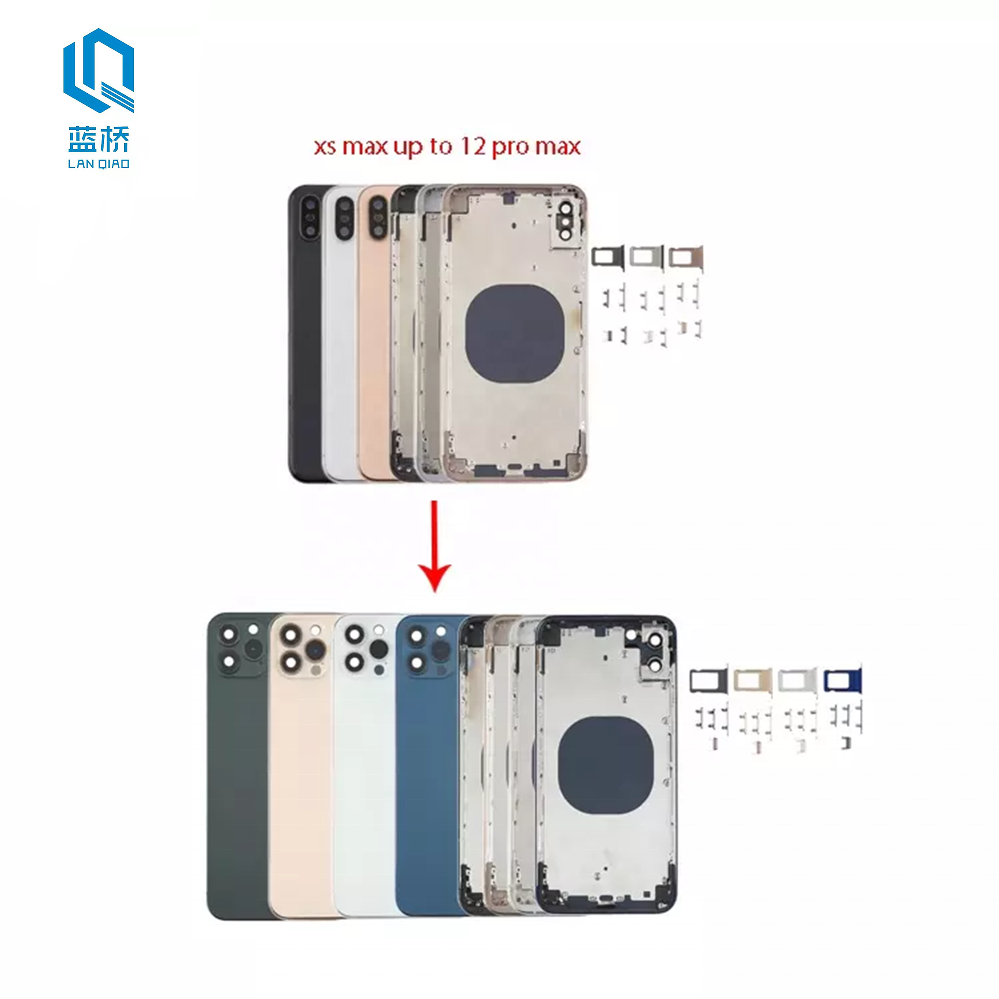Оптовая продажа, сменные корпуса для Iphone X на 13 Pro