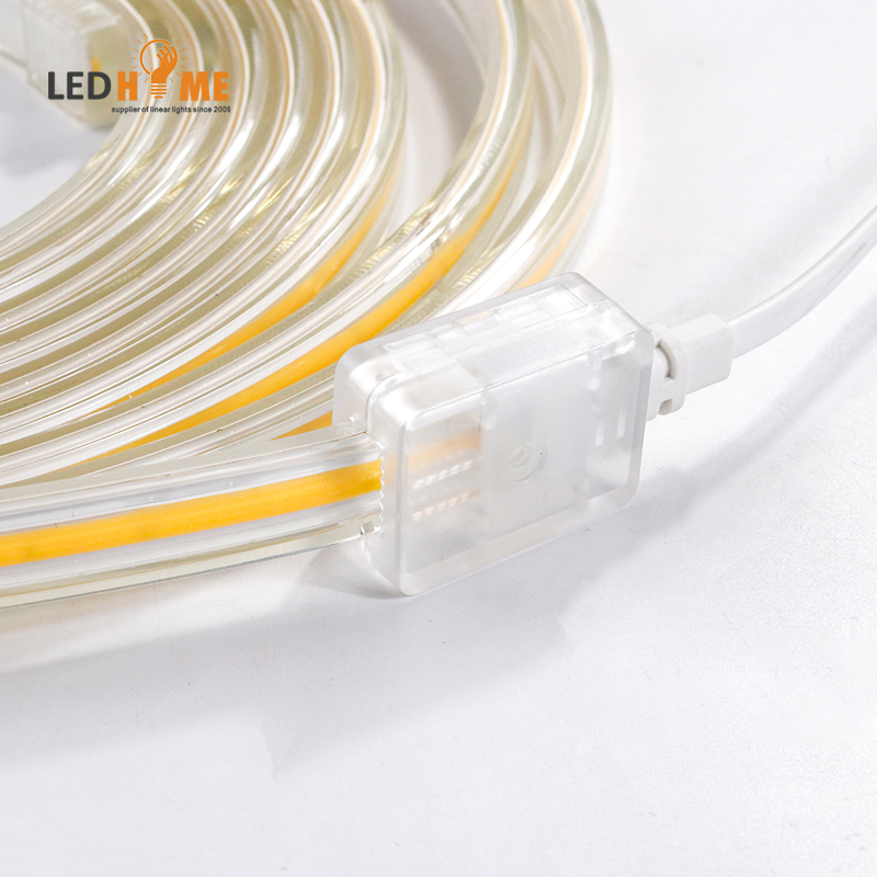 3 года гарантии Высокое напряжение 110V 220V без световая точка гибкий cob светодиодные полосы