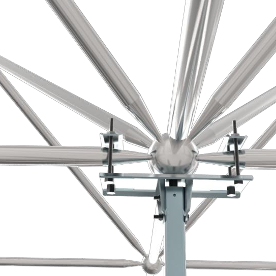 Terrui Giant 23ft 7m 5 лезвий Hvls воздушный охлаждающий вентилятор для склада, завода и фермы, охладитель выхлопного воздуха, промышленный потолочный вентилятор