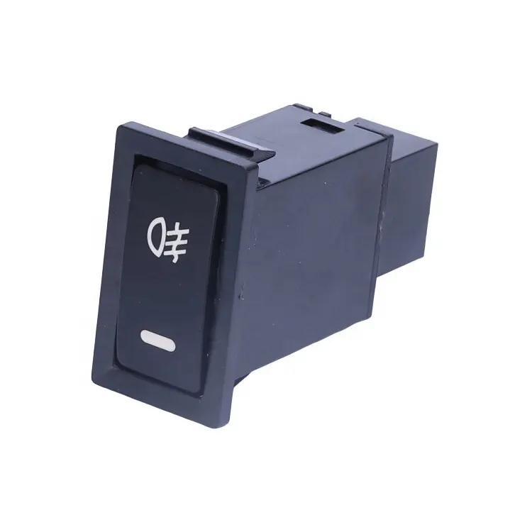 42.7*24.3mm Customized Symbols Latching Fog Light ON OFF Car Push Switch