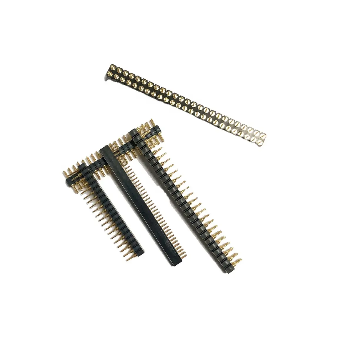 Electronic connectors precise machined 254mm pogo female pin header