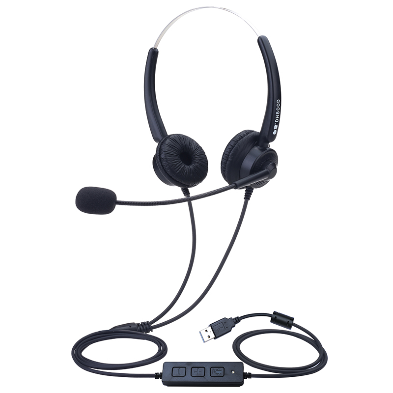 Dh800D, оператор колл-центра, гарнитура, USB-гарнитура, подключаемый компьютер, использует чип голосовой карты службы поддержки клиентов