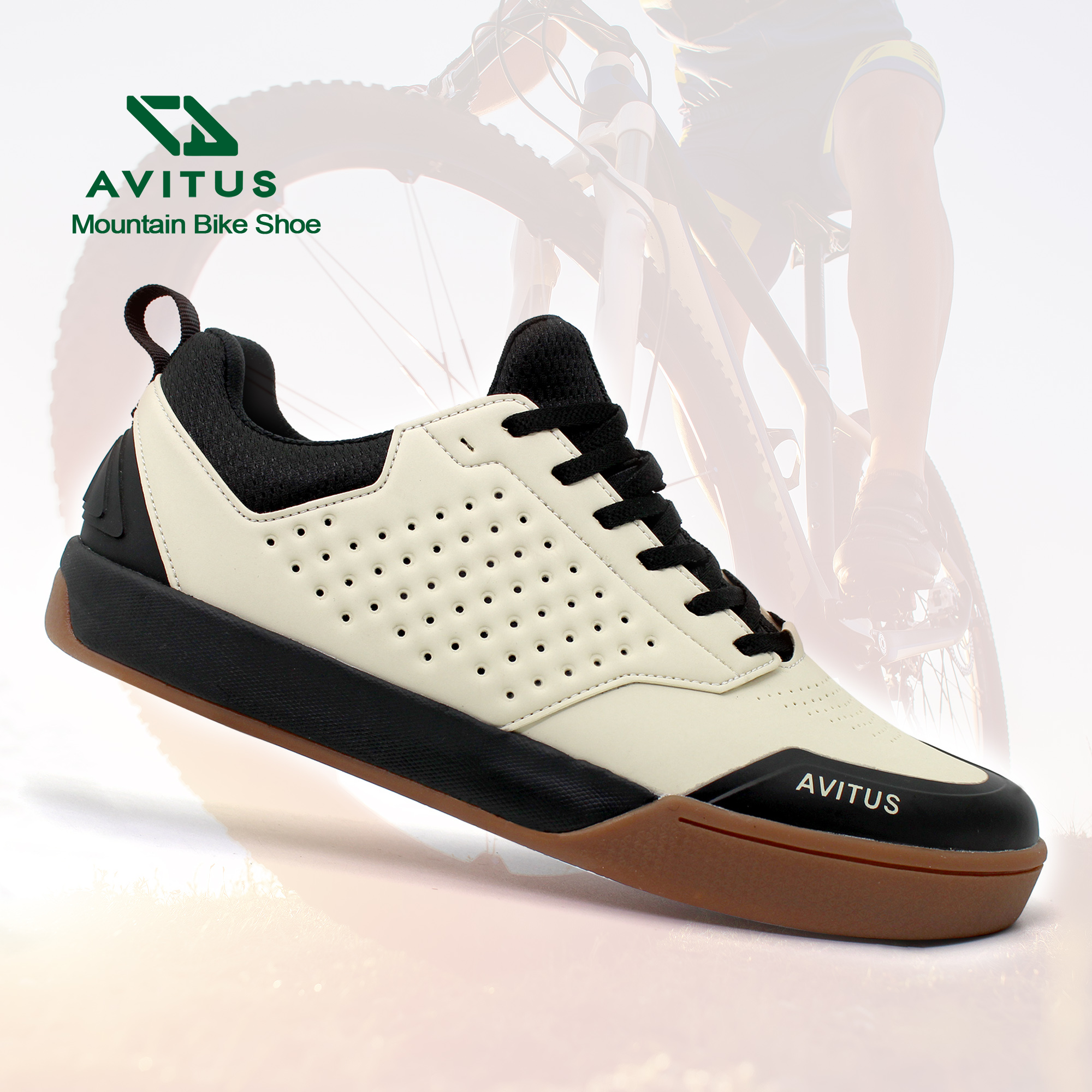 Обувь для горного велосипеда avзуда без клипсов, совместимая с шипами shimano SPD для широких ног