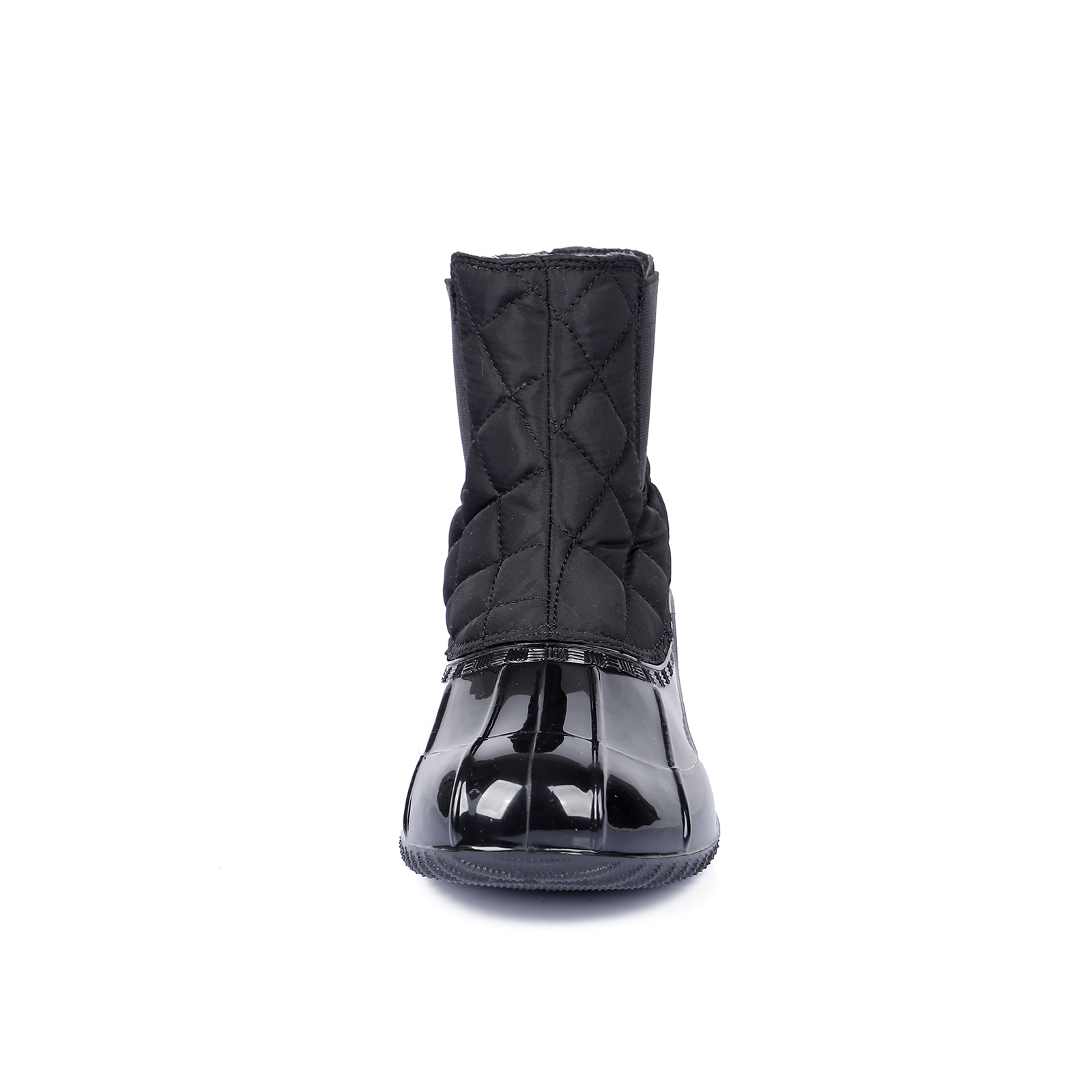 Winter Women Rubber Rain Boots Waterproof Women Duck Boots With Flat Heels