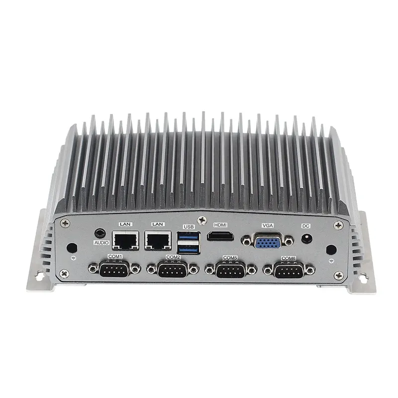 Фабрика Intel core i3 i5 i7 barebone dual lan безвентиляторный промышленный ПК rs485/rs232 поддержка DDR4 на борту 4 ГБ оперативная память
