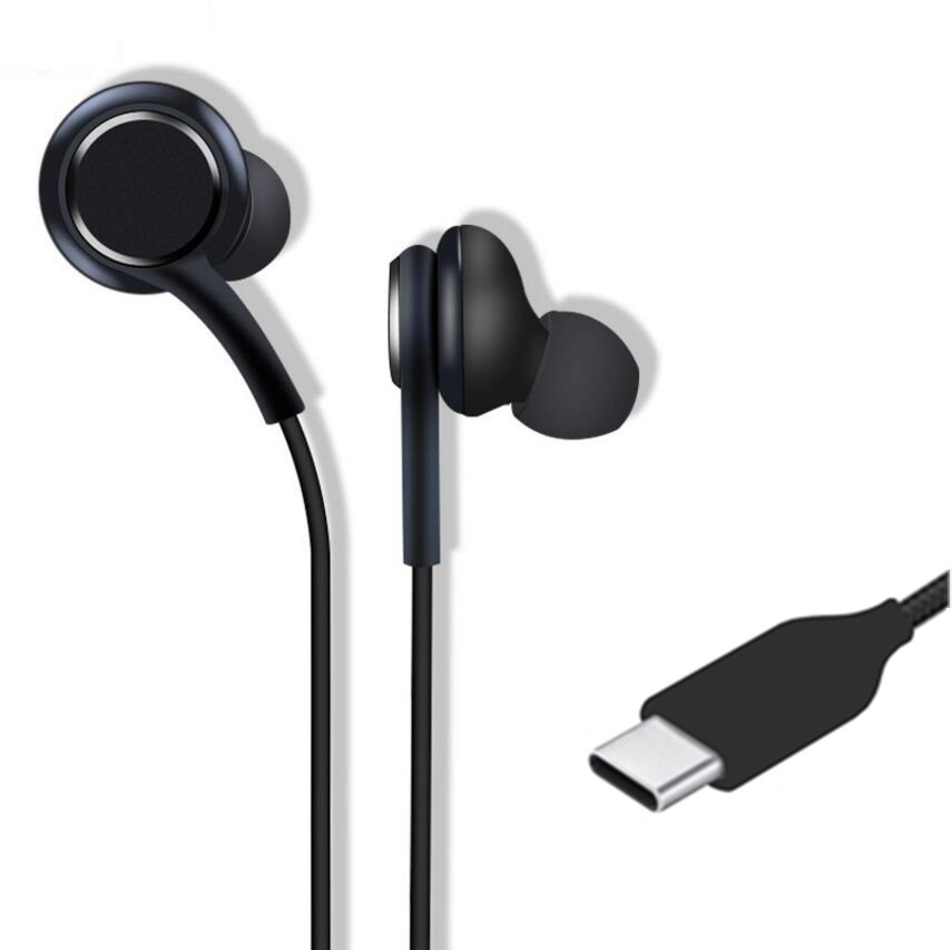 Earphone For Note10 Noise Cancelling USB-C Headphone Note10 Headset Bass Type C Earphone For Samsung