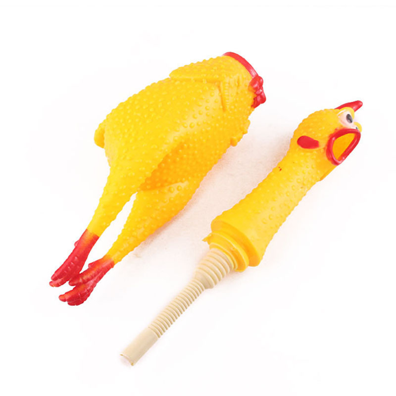 Screaming Chicken Sound Toy Pets Dog Playing Chewing Toys Product Shrilling Decompression Tool Squeak Vent chicken