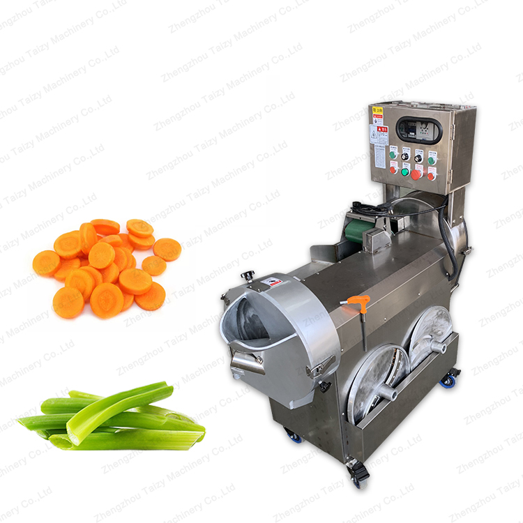 High capacity Multi-functional Double -head cutting machine carrot onion cutting machine vegetables cutting machine