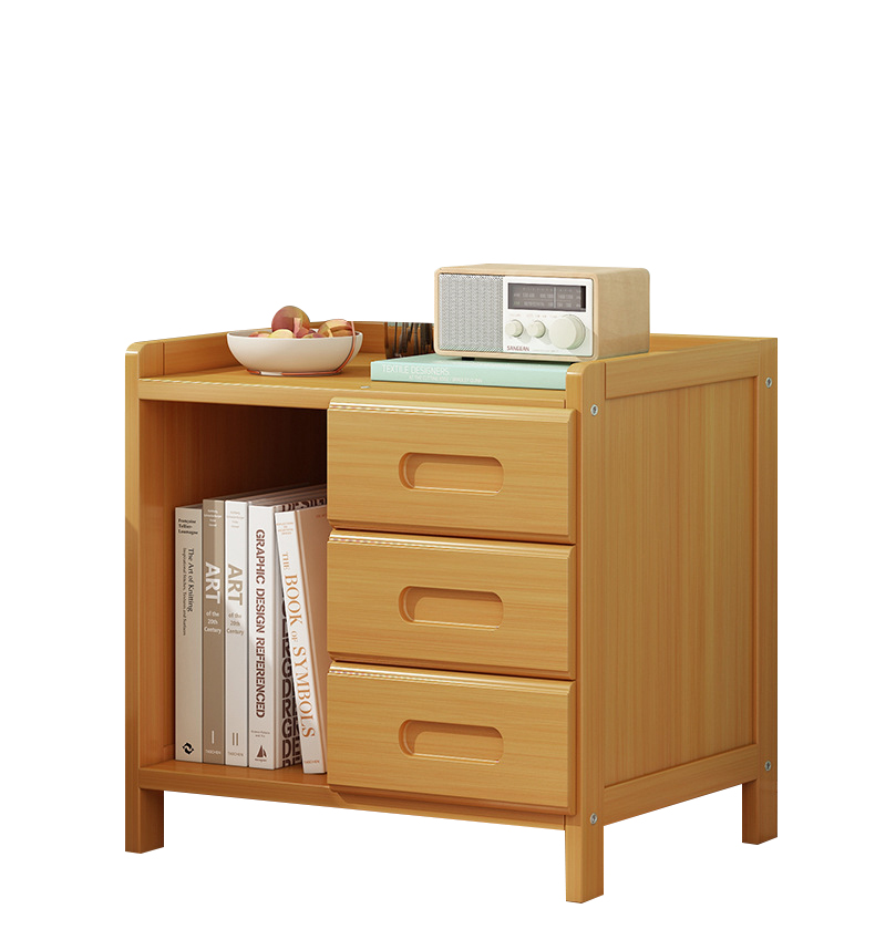 High Quality Bedside Table with Drawers Wooden NightSimple Storage Cabinet Household Small Nightatand for Bedroom
