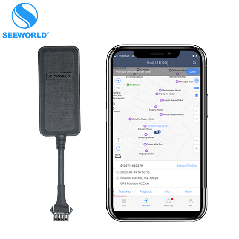 GPS-трекер SEEWORLD, система управления флотом, мини-GPS-локатор с отключением двигателя