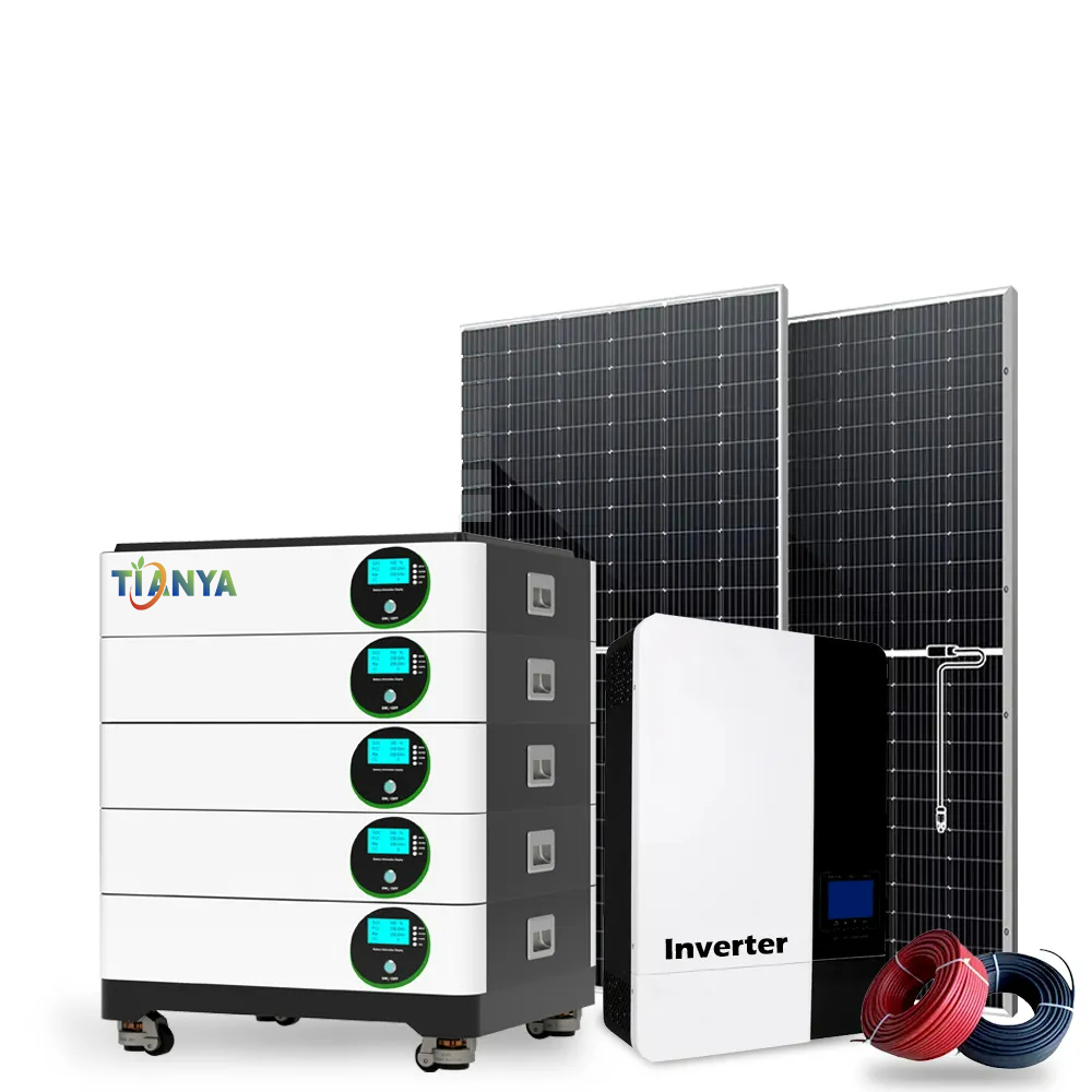 High Quality Remote Control Outdoor 5kw-30kw Solar Panel System Off Grid Solar Power System Inverter