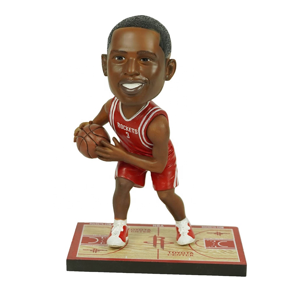 BSCI factory oem NBA Houston Rocket baller Chris Paul фигурка поплавок голова для сувенира и подарка