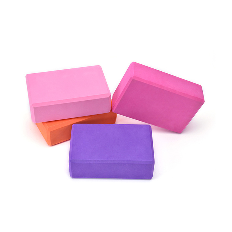 Yogablock custom logo Waterproof eva cork yoga block set eco friendly fitness Wholesale recycled Eva foam Yoga block brick