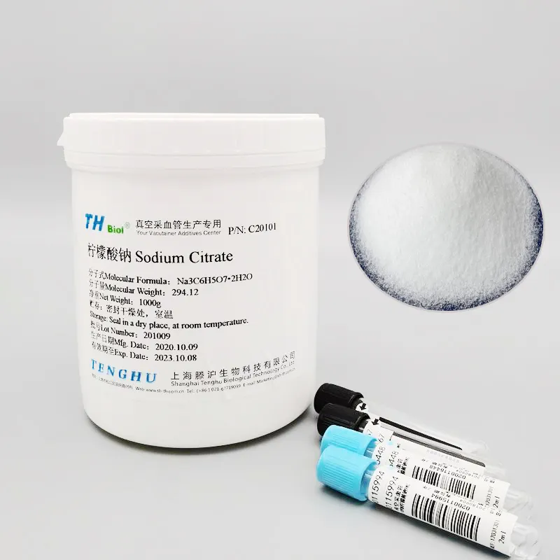 High Purity Sodium Citrate For Whole Blood Test Tube Additives