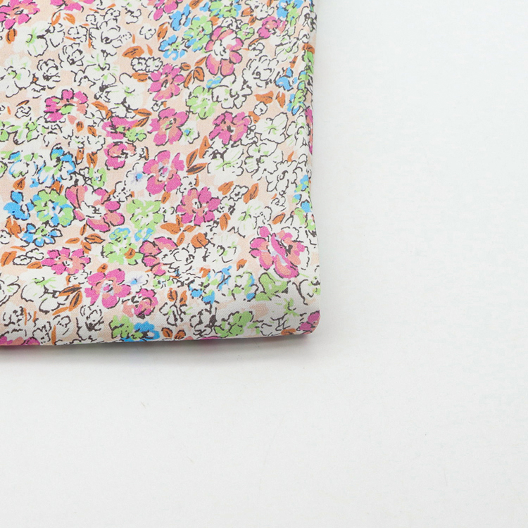 Wholesale high quality knitted flower digital jacquard 100% polyester floral print fabric