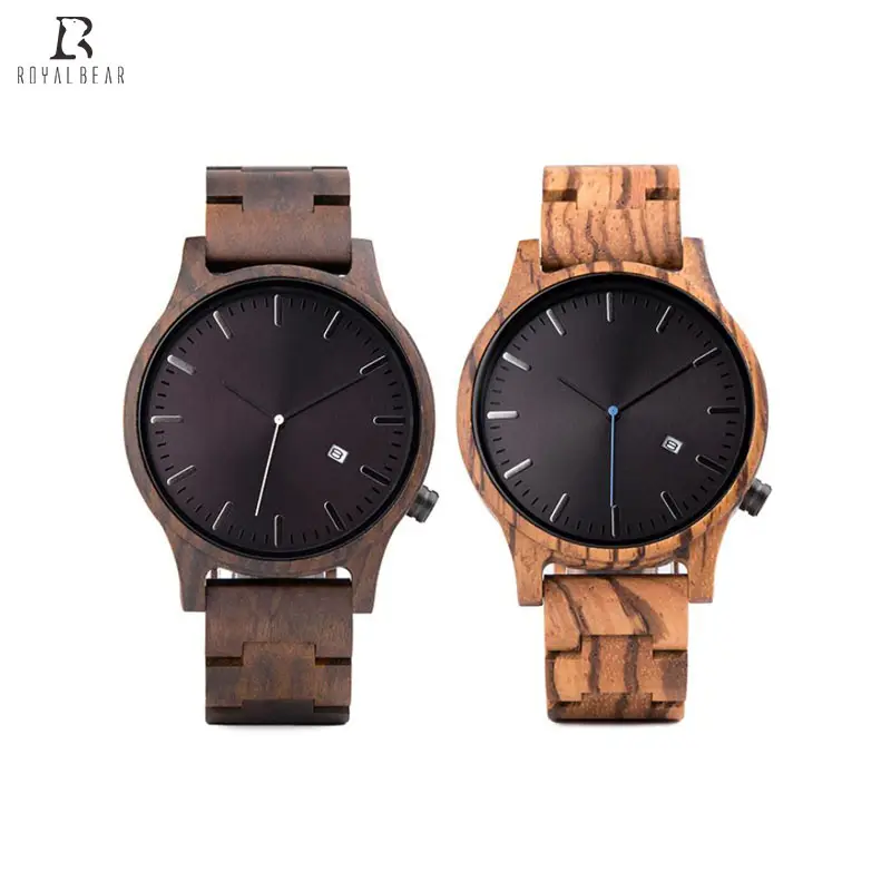 Antique Luxury Brand Wood Watch men Miyota 2115 Quartz Movement Date Wristwatches oem relogio masculino