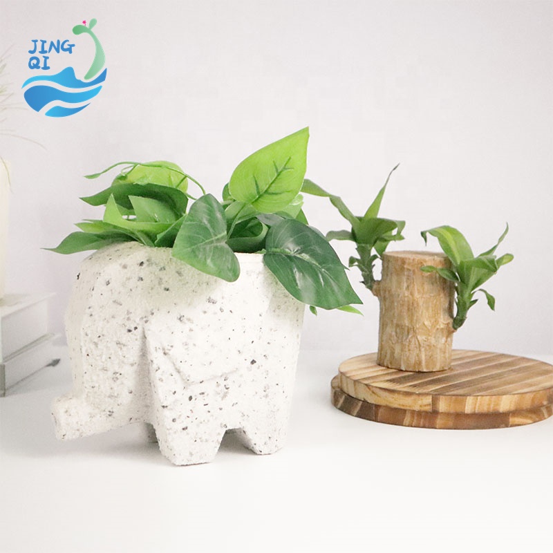 Китай, jingqi, оптовая продажа, керамические декоративные большие металлические дешевые бетонные европейские милые цветные цветочные горшки и кастрюли