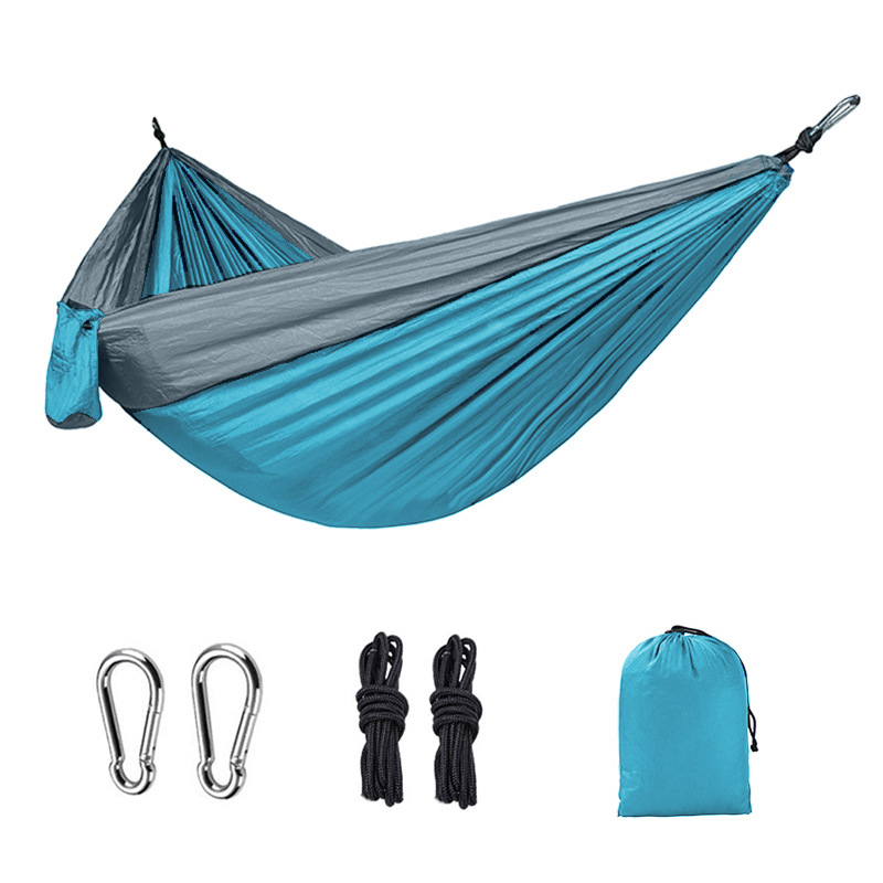 270*140CM Outdoor Hiking Travelling Camping Hammock 210T Nylon 2 Person Portable Hammock
