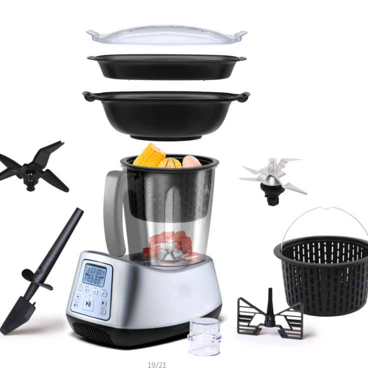 Electric thermo mix cooking robot cuisine China high speed soup maker food processor kitchen appliances Thermomixer