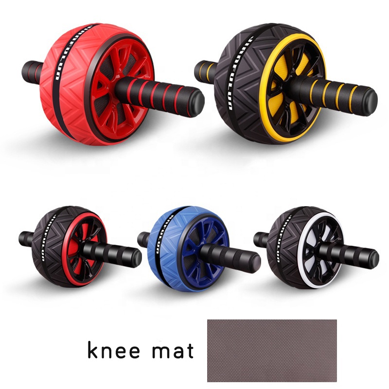 AB Wheel с бесплатным наколенником, тренажерный зал для бодибилдинга и мышц, дешевые ролики для брюшного пресса