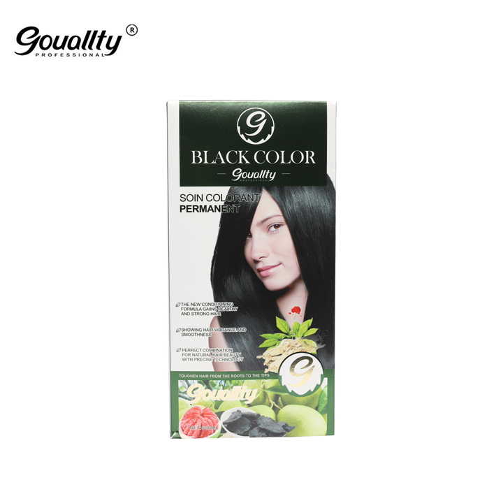 Hair Care Products for Black Women Edge Control for Hair Dyeing Black Shampoo 32ml * 10 bag