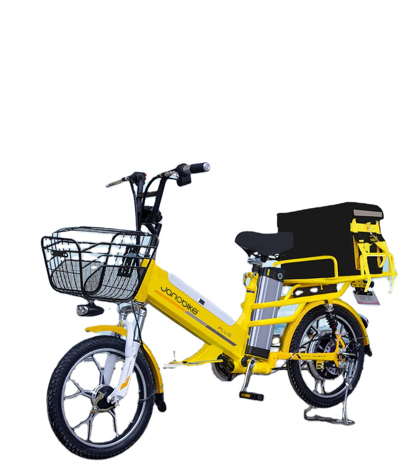 Janobike Q3, Доставка пиццы, дешевый Электрический велосипед, 350 Вт, мотор, аккумулятор, комплект, цена, электровелосипед, толстая шина, дорога, Европейский склад