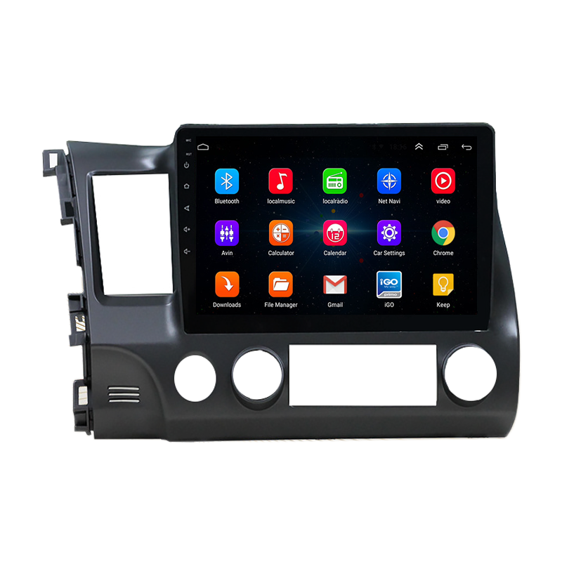 Android с GPS навигацией, Wi-Fi, CarPlay автомобиль радио мультимедиа плеер для Honda Civic 2006 2007 2008 2009 2010 2011