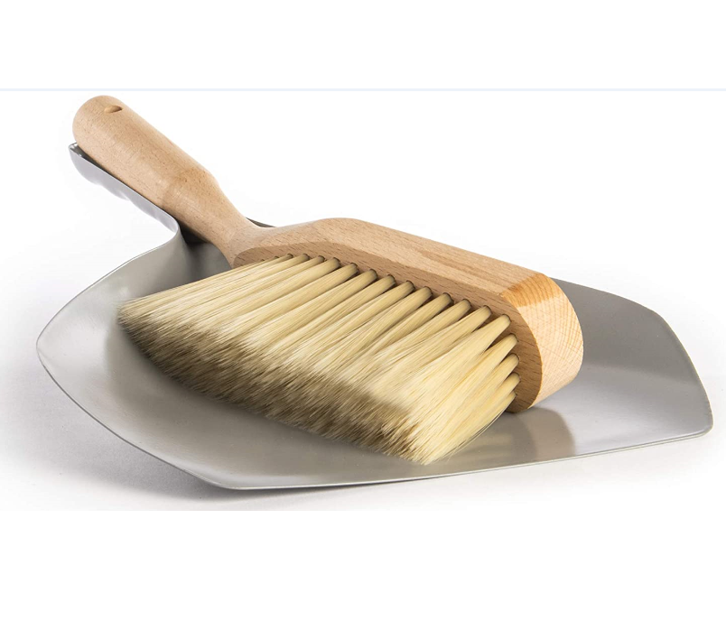 traditional dustpan and brush set crumb sweeper vintage home kitchen accessories