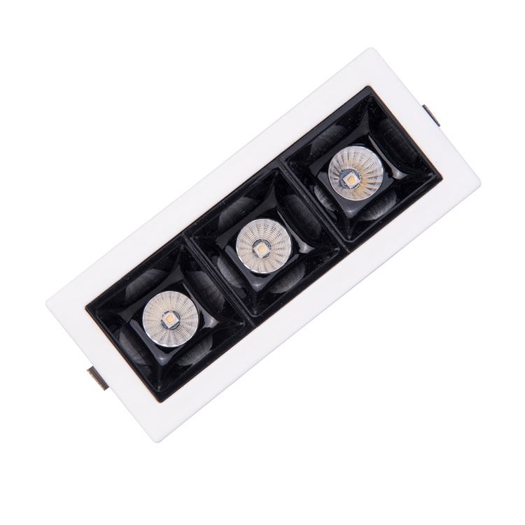 Новый продукт тонкий силиконовый защитный скрытый потолка 7 Вт smd led точечный светильник